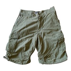Denver Hayes Khaki Green Cargo Shorts
